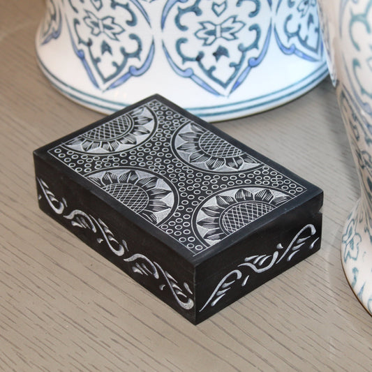 Hand-Etched Soapstone Boxes: A Blend of Utility and Art