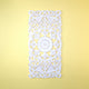 Whitewashed Vertical Carved Wood Wall Panel – Medallion & Scrollwork Design