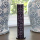 Amethyst Bloom – Hand-Carved Soapstone Incense Tower
