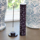 Amethyst Bloom – Hand-Carved Soapstone Incense Tower