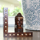 Hand-Carved Wooden Buddha Head Bookends