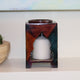 Handcrafted Multicolor Soapstone Oil Burner – Floral Carved Aromatherapy Diffuser