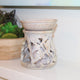 Hand-Carved Leaf Motif Soapstone Oil Burner
