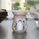 Hand-Carved Leaf Motif Soapstone Oil Burner