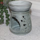 Hand-Carved Leaf Motif Soapstone Oil Burner