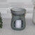 Hand-Carved Leaf Motif Soapstone Oil Burner