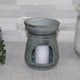 Hand-Carved Leaf Motif Soapstone Oil Burner