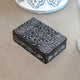 Floral Medallion Soapstone Keepsake Box