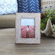 Abstract Patterned Mango Wood Picture Frame