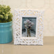 Hand-carved Wooden Floral Picture Frame