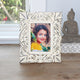 Hand-carved Wooden Floral Picture Frame