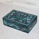 Floral Vine Soapstone Jewelry Box