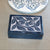 Navy Blue Rosebud Soapstone Trinket Box – Hand-Carved Floral Leaf Design