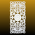 Whitewashed Vertical Carved Wood Wall Panel – Medallion & Scrollwork Design