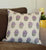 Lilac Purple Floral Quilted Throw Pillow Cover