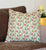 Classic Flower and Vine Quilted Throw Pillow Cover