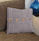 Grey Crochet Pillow Cover