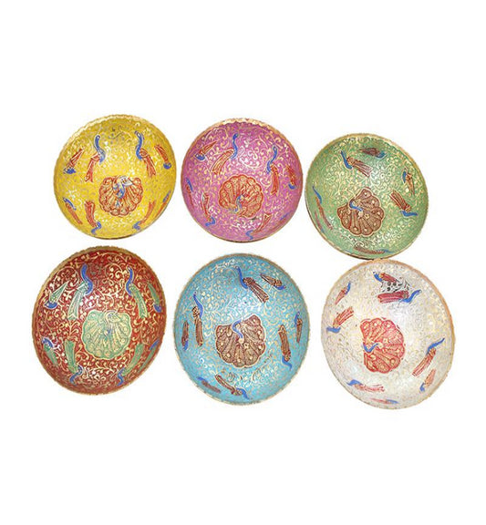 Brass Enamel Bowls Set of 3 - Little Elephant