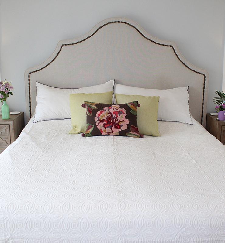 Applique Cut Work Bedspread - Little Elephant
