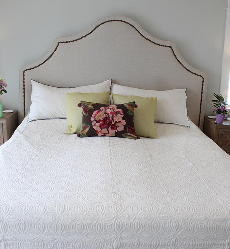 Applique Cut Work Bedspread - Little Elephant