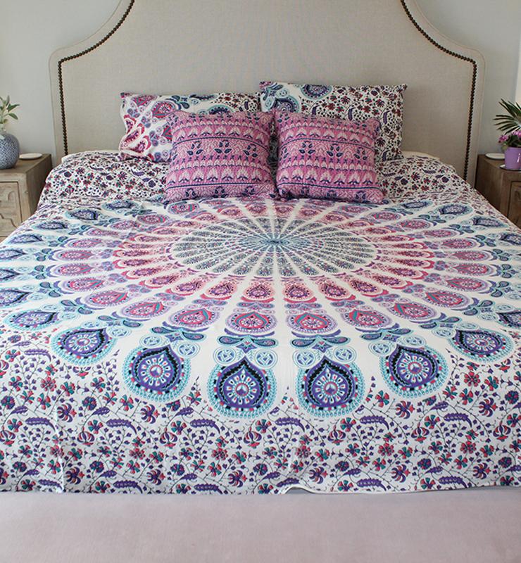 Vibrant Mandela Duvet Set - Little Elephant