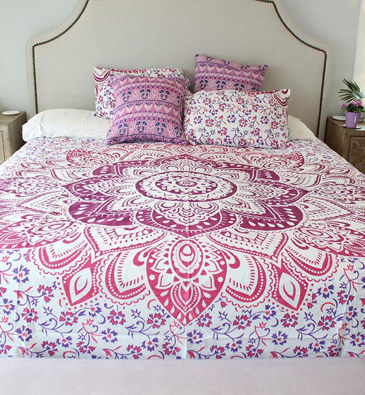 Pink Mandela Duvet Set - Little Elephant