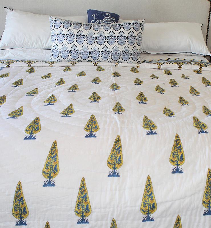 Block Print Bedding 7