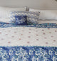 Cotton Quilt With Abstract Floral Design - Little Elephant