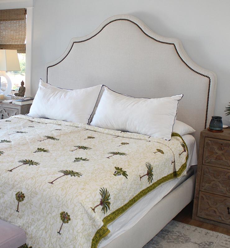 Serenity Palm Cotton Quilt - Little Elephant