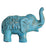 Blue Elephant Figurines