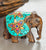 Turquoise Mosaic Elephant - Little Elephant
