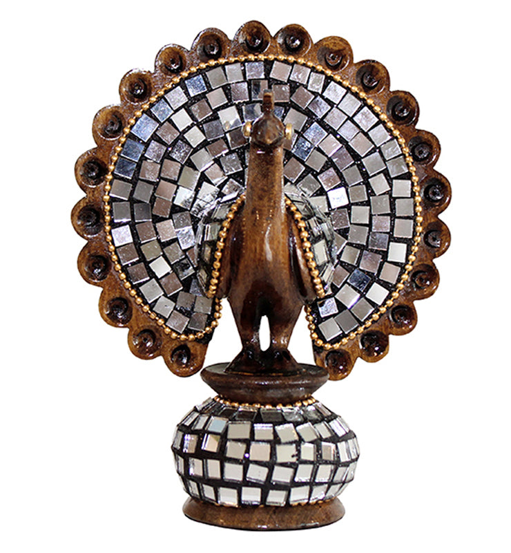 Mirrored Mosaic Peacock - Little Elephant
