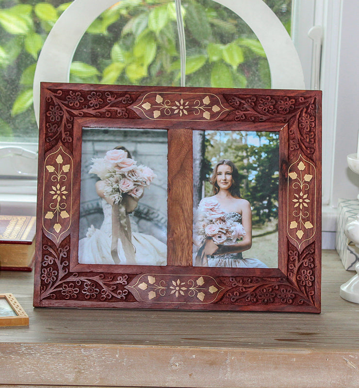 Double Picture Frame - Little Elephant