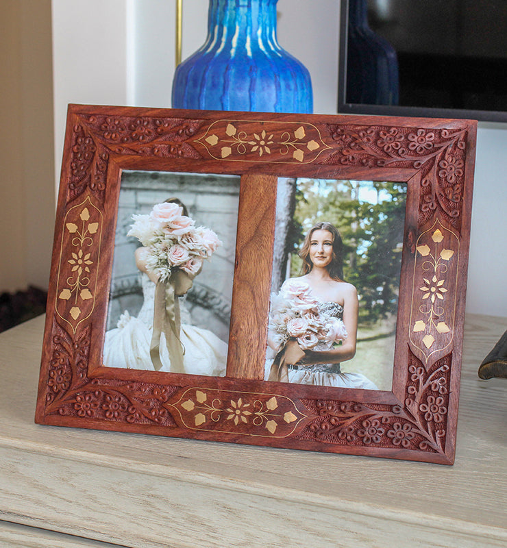 Double Picture Frame - Little Elephant