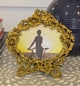 Ornate Brass Oval Picture Frame - Little Elephant