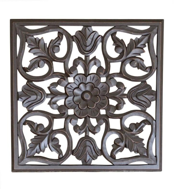 Damask Wall Medallion - Little Elephant