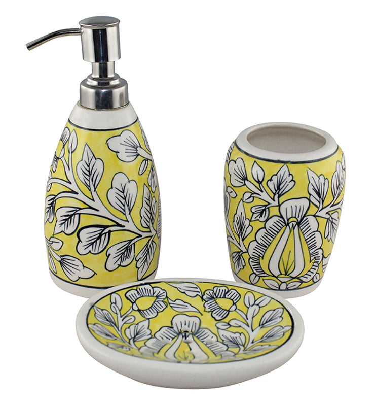 Ceramic Bathroom Set of 3 - Little Elephant