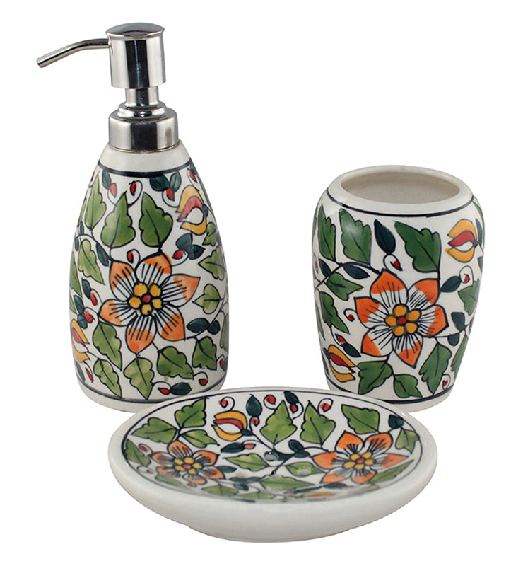 Ceramic Bathroom Set of 3 - Little Elephant