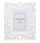 Hand-carved Negative Space Trellis Picture Frame