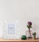 Floral Textured Picture Frame