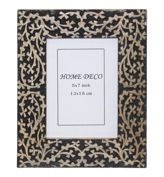 Trellis and Vine Wood Grain Picture Frame