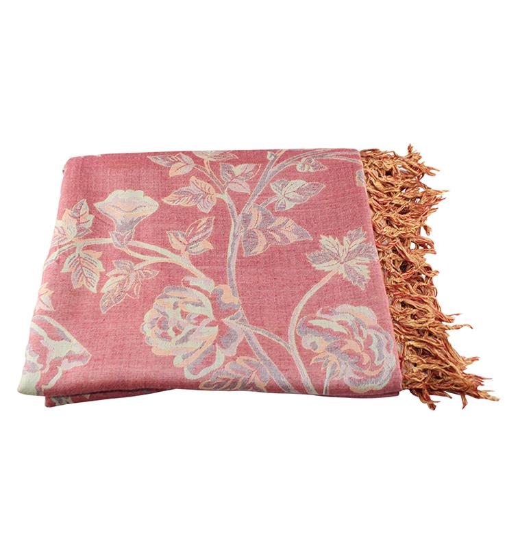 Artisan Crafted Silk Throw - Paisley - Little Elephant