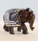 Glass Mosaic Wooden Elephant - Little Elephant